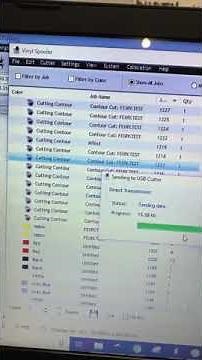 Contour Cut on USCUTTER MH 721-mk2