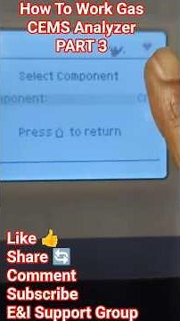 How To Work Gas CEMS Analyzer Part 3 || What Is Gas Continuous Emission Monitoring System Analzyer||