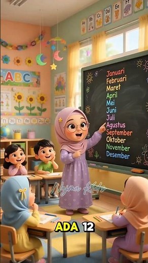 Nama-Nama Bulan Masehi 📅 Lagu Anak Indonesia | Belajar Januari - Desember #laguanak