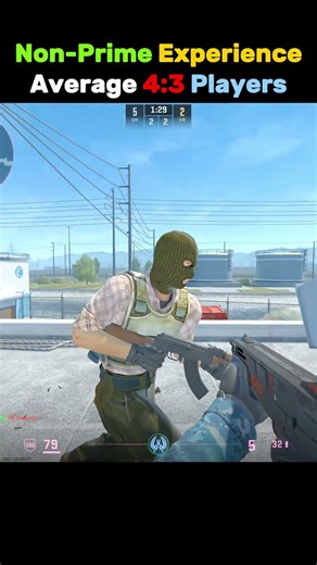 CS2 Non-Prime Experience: Average 4:3 Players... #shorts #cs2