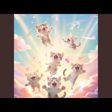 Endless Cat Mew Loop with Nostalgic Vibes