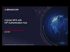 vCenter MFA with VIP Authentication Hub (aka Identity Security Platform)