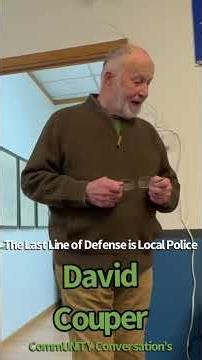 The Last Line of Defense is Local Police ‪@CommUNITYConversations2.0‬ #wisdom