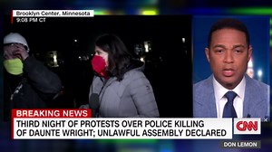 Protester: We are all sick of this and we all want to make a change