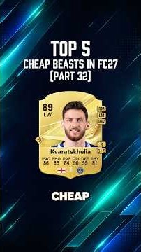 TOP 5 CHEAP BEASTS in FC27! 😳🔥 Best Cheap META Players – Part 32 #Shorts