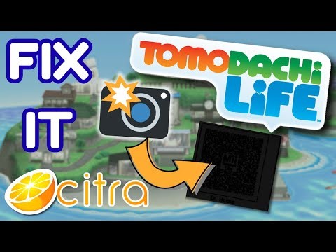 How to fix the Black QR Code Screen in Tomodachi Life | Tutorial in Citra | Windows