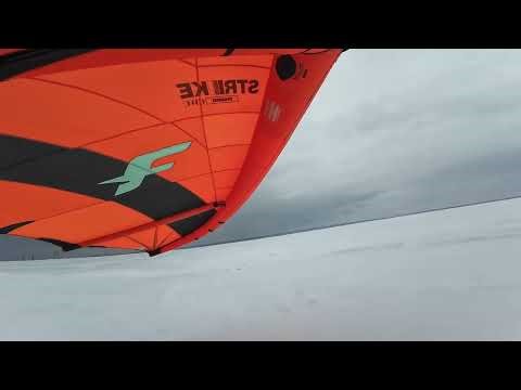 Winter Winging in Heavy Snow | Slow Ride Across the Ob “Sea” (8m CWC)