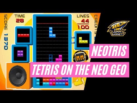 Neotris - Tetris on the Neo Geo - 2020 Neo Geo Homebrew