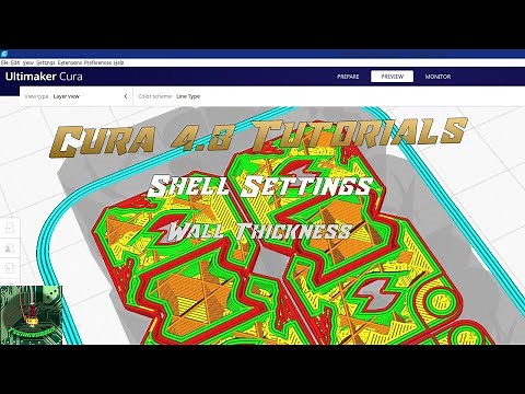 Cura 4.8 Tutorials - Shell Settings - Wall Thickness