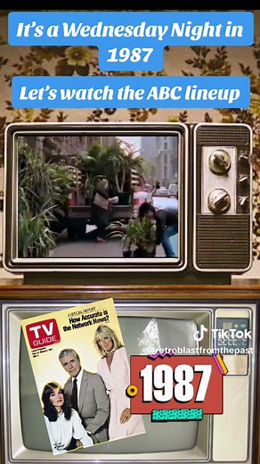 The ABC primetime fall Wednesday night lineup in 1987. #80stvshows #80s #80stv