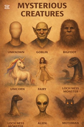 Mysterious Creatures Caught on Camera? 👁️ Mythical Beings Explained