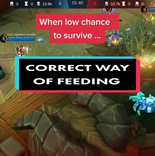 Feeding the correct way 😇 #mlbbfeeding #mobilelegends #mobilelegend #mlbb #tiktokmobilelegend #tiktokmobilelegends #singapore