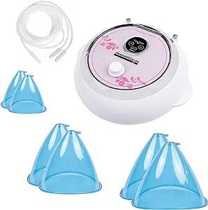 Vacuum Therapy Machine, Cupping Therapy Sets, Multifunctional Cupping Scraping Massager, Body Shape Massage Machine with 3 Pairs Cups for Home Salon Use