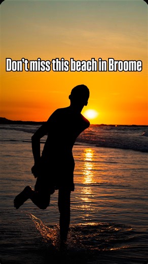 Nothing beats a Broome sunset 🙌🏻 📌Gantheaume Beach Broome WA 🐶 pet friendly 🚗 can drive you’re car onto the beach 🏊‍♂️ swimming very low croc risk ☀️ the best place for a sunset 🙌🏻 Looking for the best drive on beach in Broome? Save this one for later ✅ #broome #beach #family #pet #sunset #australia @visitbroome @westisbest.official @westernaustralia | Meet_the_Metchers