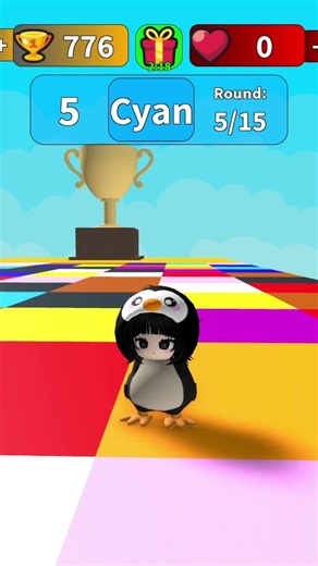 Guu Guu Gaa Gaa Penguin play color block run 😂