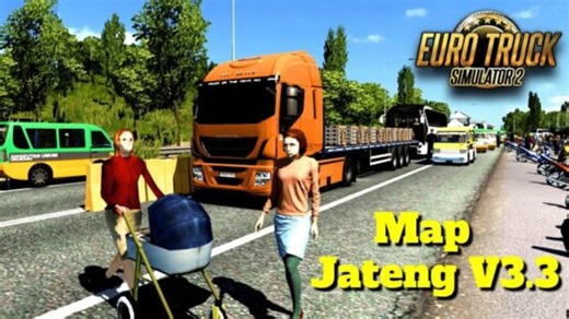 New Map Jateng V3.3 Update to ETS2 1.55 | ETS 2 mods