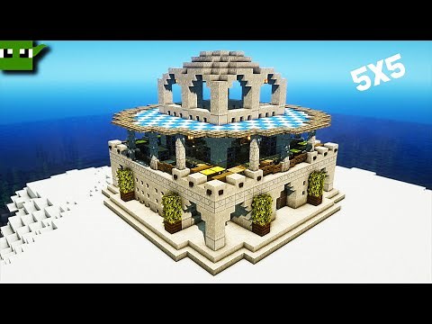 Minecraft | How to Build a Desert Library [EASY 5x5 System]