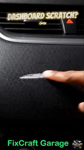 $2 Dashboard Scratch Fix That Actually Works! 🚗✨ #carrepair #diycarrepair #automobile #cheapcarfix