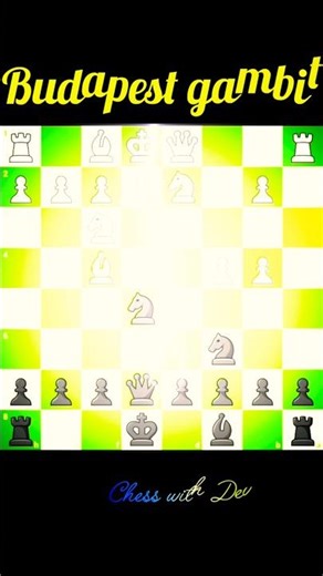 #BUDAPEST GAMBIT 🔥.. learn and try it with your opponent #chess