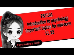 Psy101 important topics lecture 11 to 22 || Psychology Hub || introduction to psychology