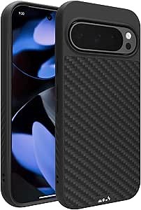 Mous for Google Pixel 9 Pro XL Case MagSafe Compatible - Limitless 5.0 - Carbon Fibre - Protective Pixel 9 Pro XL - Shockproof Phone Cover