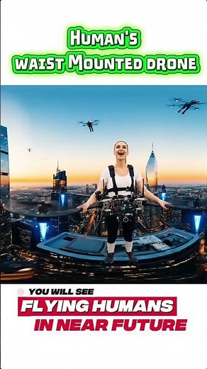 World’s First Human-Lifting Drone Suit | The Flying Human Experiment