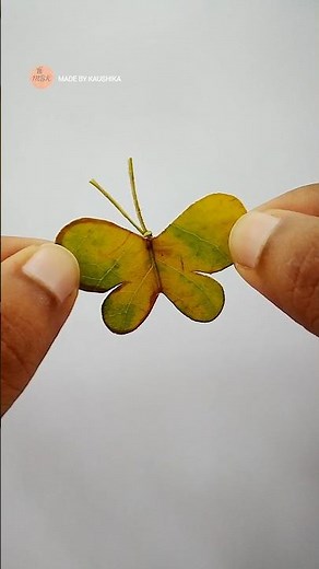 🌿🦋 Creative Leaf Butterfly | Simple DIY Craft Idea