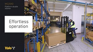 The new chassis design of the Yale MS20XD Platform Double Stacker provides easy access and ensures optimal load handling and manoeuvrability. See how effortless operation can be in this warehouse application. Learn more: https://loom.ly/SqEOzDg #Yale #ThisisYale #Intralogistics #Warehouse #MaterialsHandling | Yale EMEA | Facebook