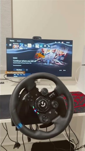 Logitech G923 setup, Logitech Driving with Trueforce gaming setup | Formula 1🔥🔥#shorts