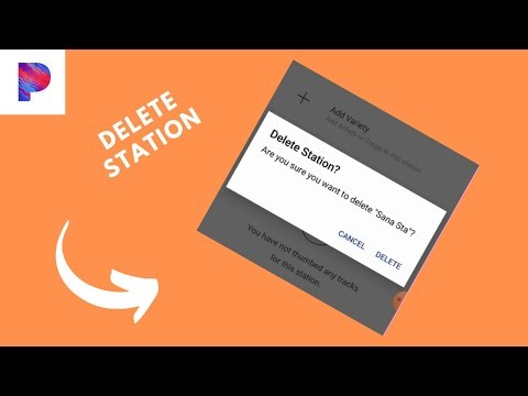 how to delete stations on pandora