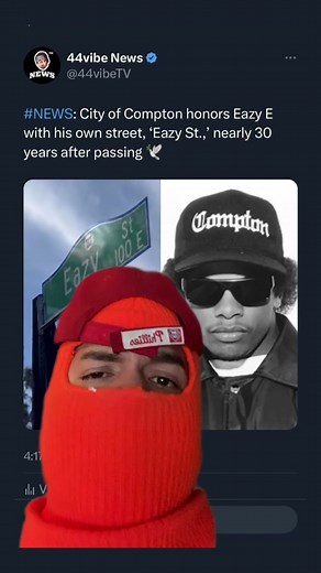 City of Compton honors Eazy E with his very own street named after him #mexicantiktok #fortheraza #eazyeedits #comptoncalifornia