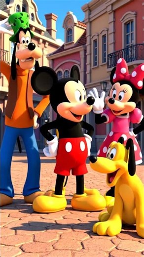 AI Cartoon Mickey Mouse | Short Video #MickeyMouseAI #AIMickeyMouse #AICartoon