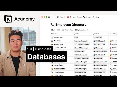 Getting to know databases in Notion