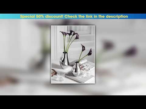 Today Only Nordic Small Vase for Dinner Table Decoration, Home Stainless Steel Flower Vases, Room D