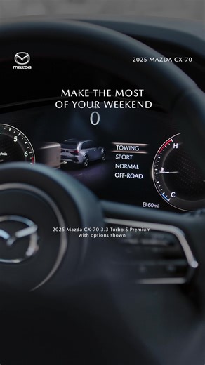 Up to 5,000 lbs towing capacity. | Mazda USA