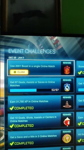 rocket League use 2001 boost challenge easy complete tutorial #rocketleague #frostyfestfrostyfest
