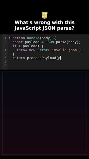 Whats wrong with this JavaScript JSON parse? #javascriptnull