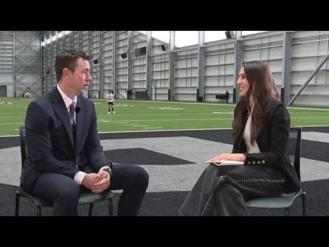 Raiders head coach Klint Kubiak talks faith, family and football