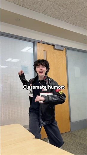 Classmate humor… #relatable #funny #cringe #satire #memes #skit #willdotcom