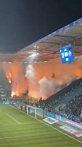 GERMANY: Magdeburg-Dynamo Dresden 24-01-2026 Away section full of pyro! | Pyro Is Not A Crime