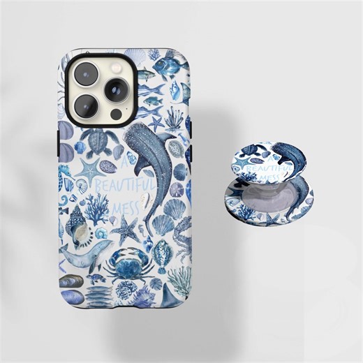 Whale Shark Coral Reef Phone Case Ocean Sea Cover, Tough Phone Case, With iPhone 17 16 15 14 13 12 Pro Max X XS, Samsung S22 Ultra - Etsy