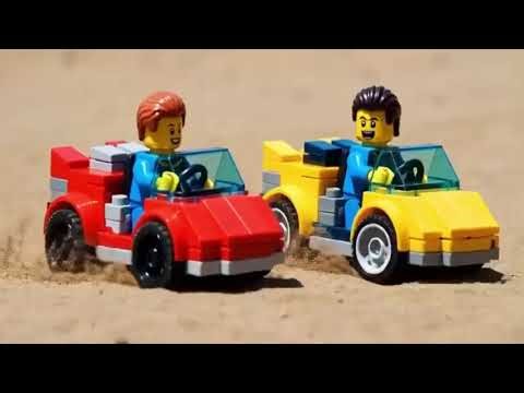 Driving Lego Cars in Sand 2.2