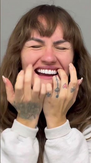 Highly requested to bring back the string pulls #toothless #dentures #funny