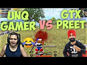 Unq gamer vs Gtx preet🔥 latest fight 🔥 Support him ❤️UNQ VS GTX PREET #punjusquad #unqpower