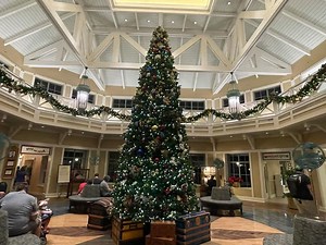 Disney's Port Orleans Riverside is decorated for the Holidays | Chip and Company