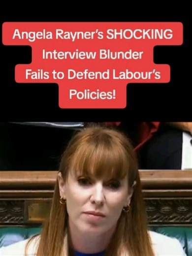 Angela Rayner's Interview Blunder on Live TV