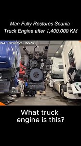 Man Fully Restores Scania Truck Engine After 1,400000 KM #truckengine #scaniatrucks #engine #scania #truck | Engine Rebuild Guy