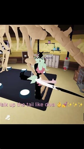 HOW TO GET ONTO THE DINO IN SHELLY’S ROOM IN RP YASS 😝 #fypシ #dandysworld #dinosaur #glitch #funny