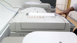 Paper Copy Machine at Office Stock Footage - Video of inkjet, cartridge: 47341552