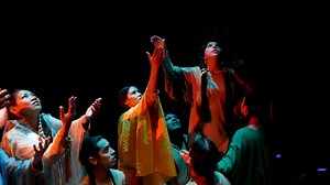 13K views · 141 reactions | Take a sneak peek at Making Treaty 4. Don’t miss this stunningly-beautiful and powerful production. The show runs until April 28. Tickets are still available: globetheatrelive.com Video by Mitch Doll. | Globe Theatre | Facebook